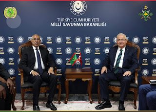 بدعوة من نظيره التركي وزير الدفاع شارك في معرض دولي بأنقرة