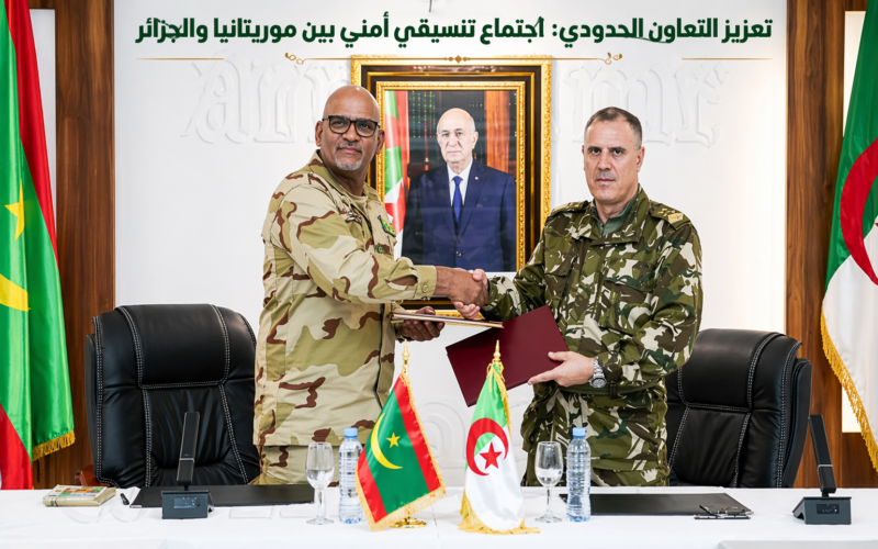 تعزيز التعاون الحدودي: موريتانيا والجزائر تبحثان تطوير التنسيق الأمني المشترك