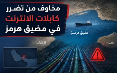 تصاعد المخاوف من تهديدات تستهدف كابلات الإنترنت بمضيق هرمز