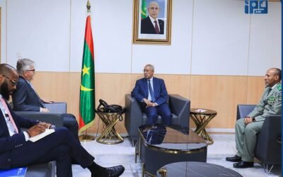 وزير الدفاع الموريتاني يبحث مع مسؤول أممي التعاون في مجالي الأمن وحفظ السلام