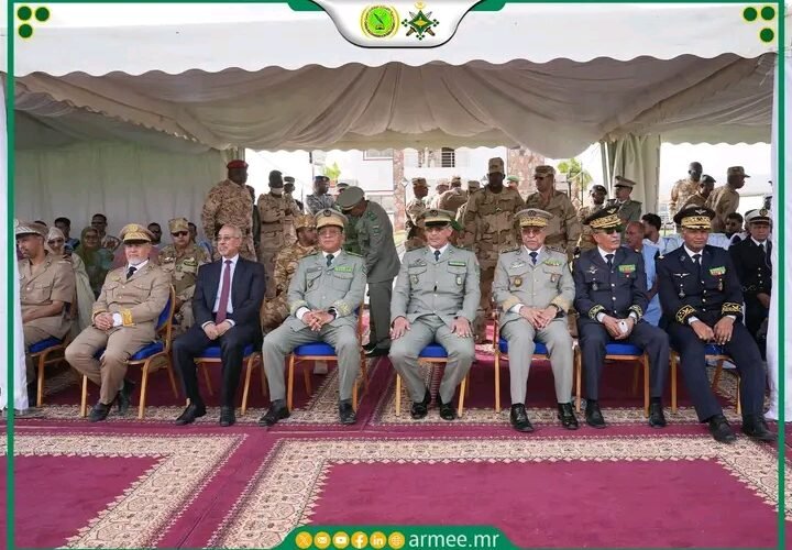 تخرج 70 ضابطاً بالأكاديمية العسكرية في أطار ووضع حجر أساس مركز محاكاة تكتيكي