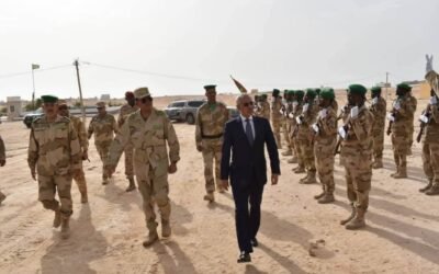 وزير الدفاع يتفقد جاهزية المنطقة العسكرية الأولى في نواذيبو