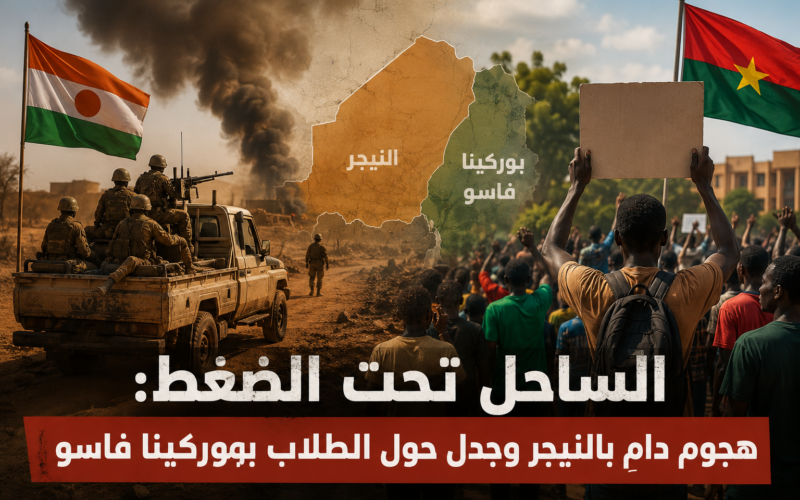 الساحل تحت الضغط: هجوم دامٍ بالنيجر وجدل حول الطلاب ببوركينا فاسو